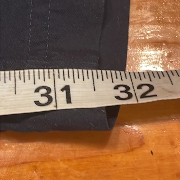 Large Nike navy blue white side stripe pockets split side athletic track pants - Picture 15 of 16